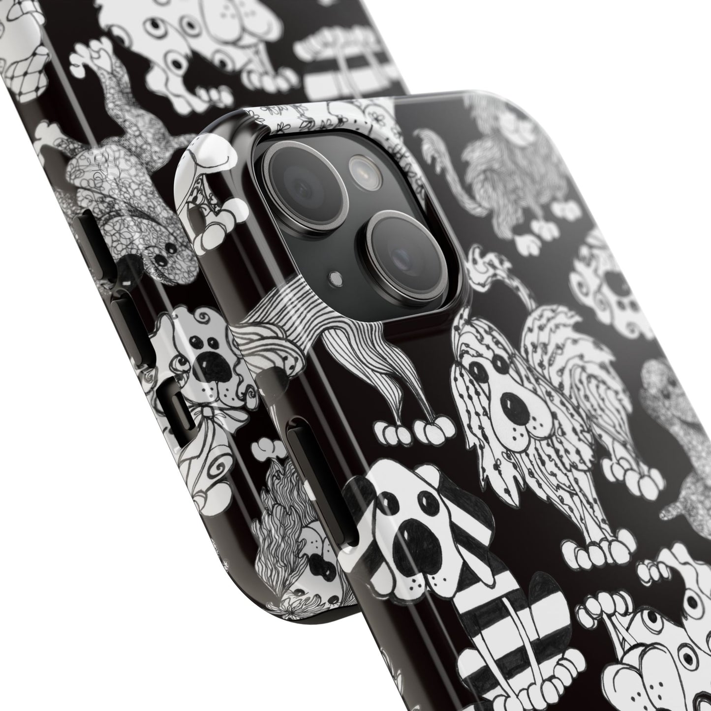 Dear Doggies Black Phone Case