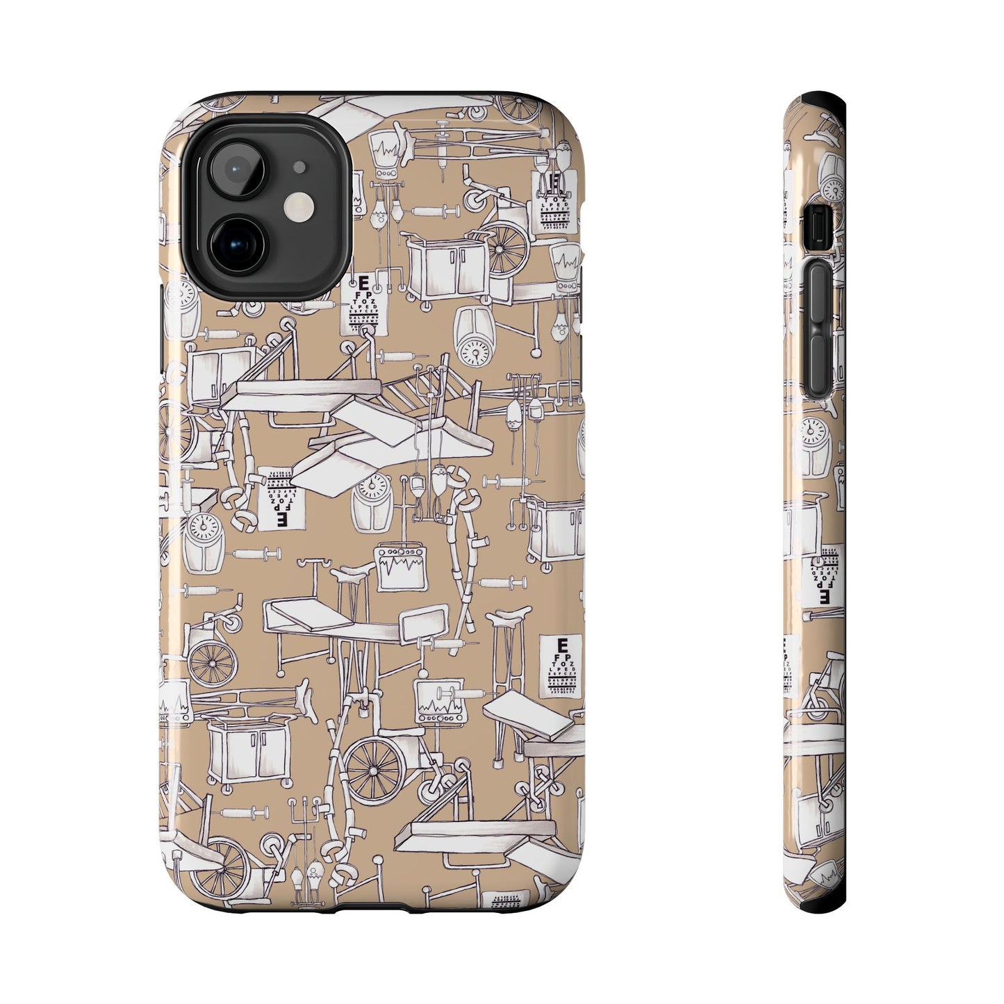 Essentials Khaki / White Phone Case