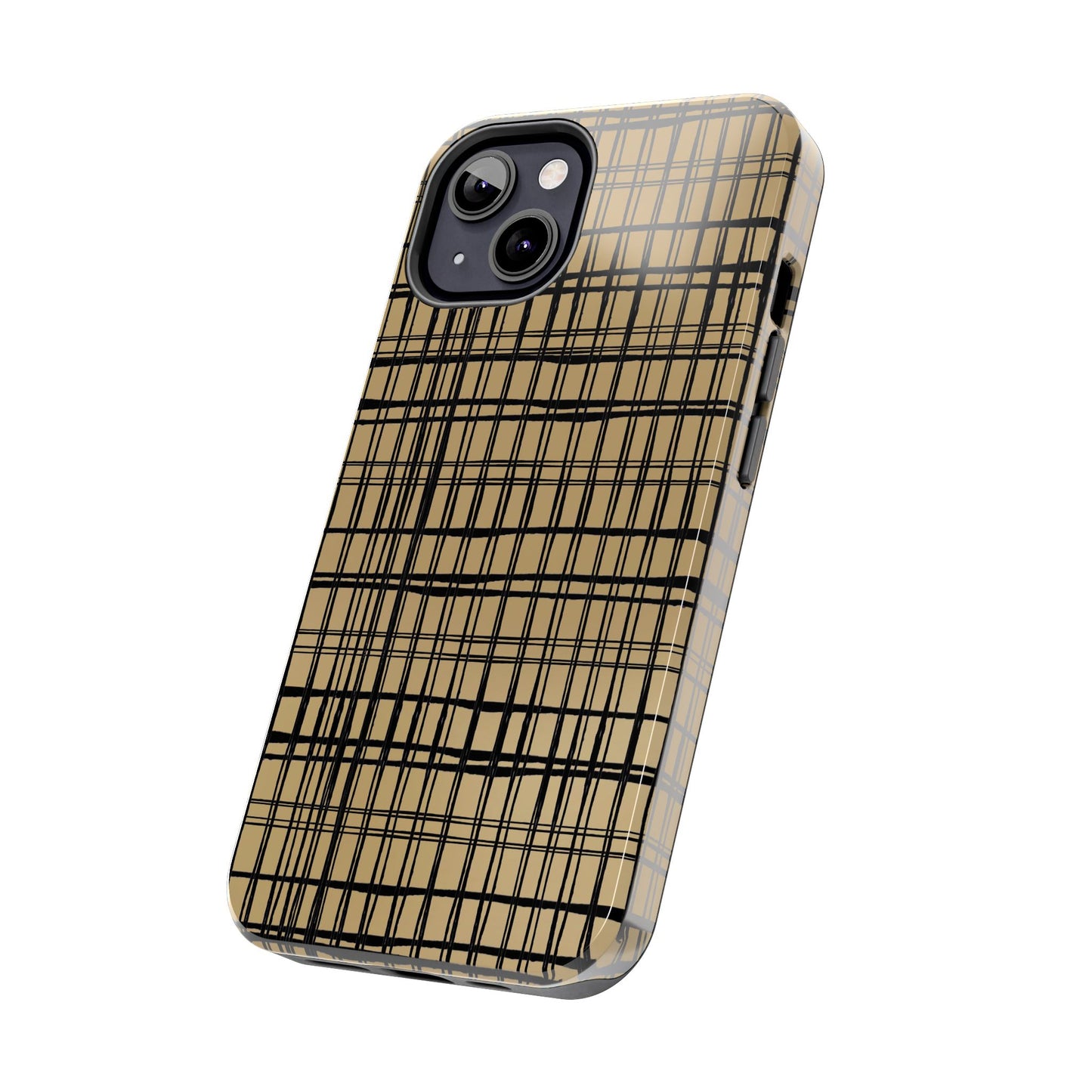 Doggie Fence Tan Phone Case