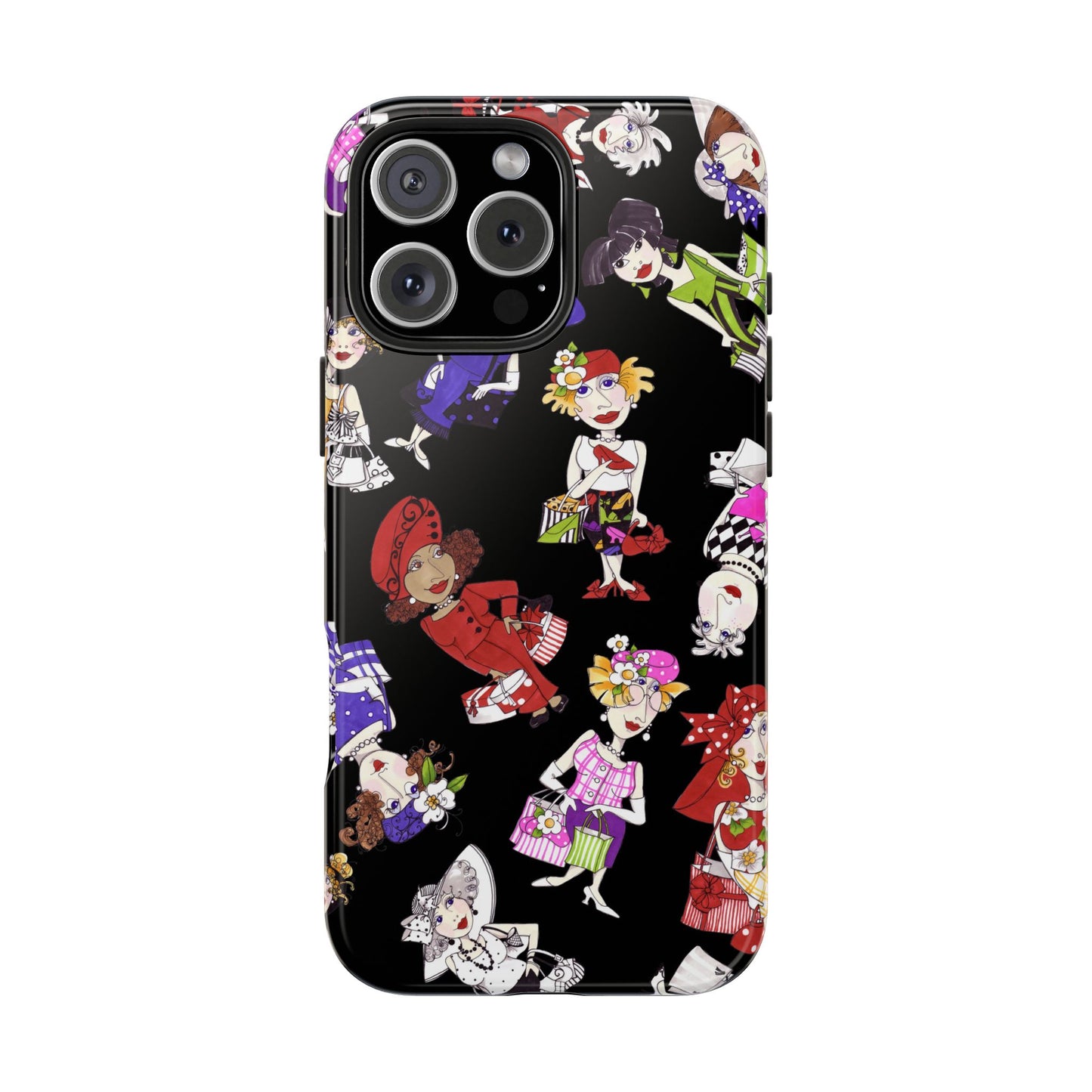 Gone Shopping Tossed Black Phone Case