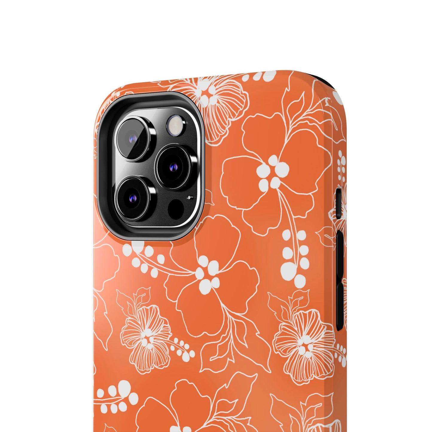 Lacey Hibiscus Coral Phone Case
