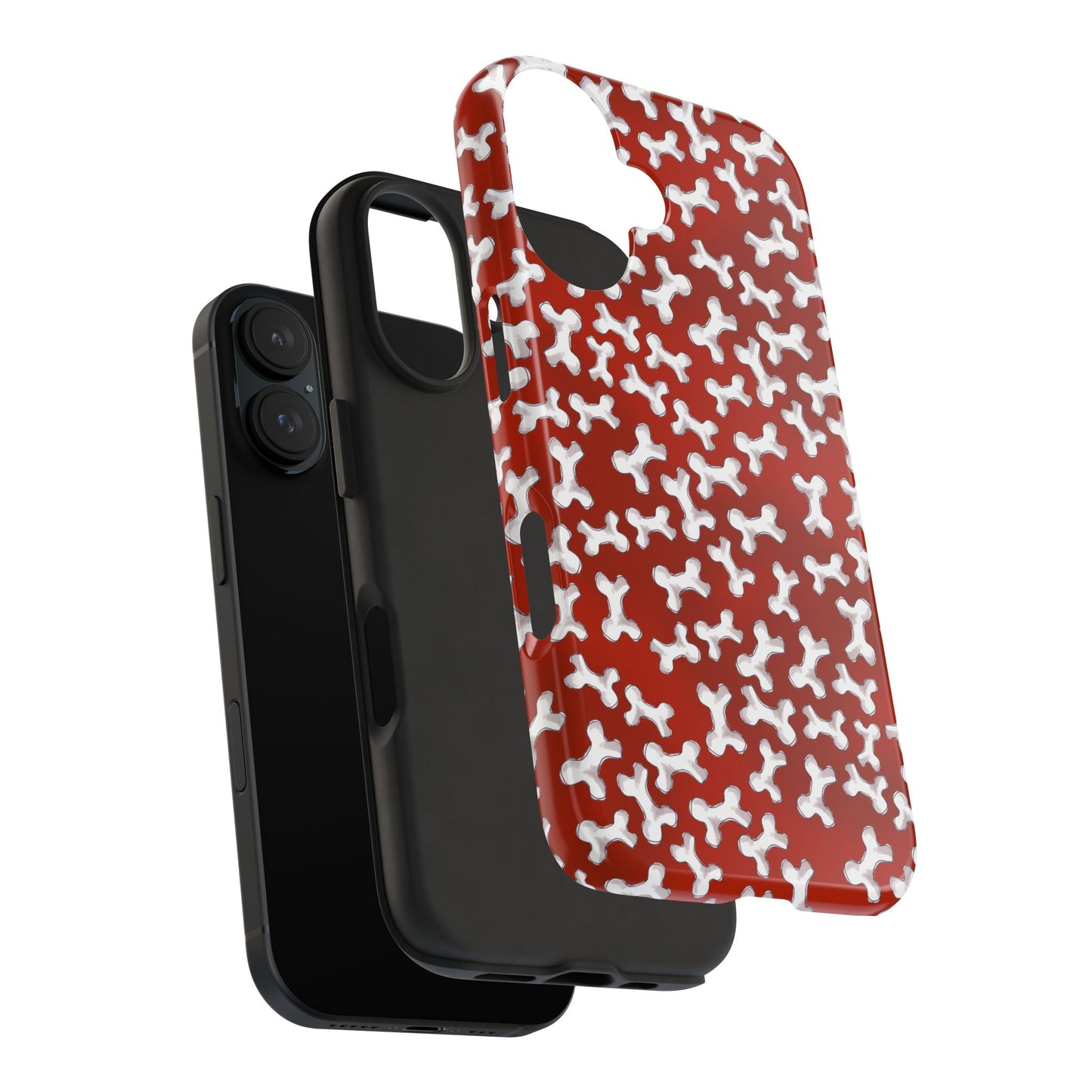 Bones a Lot Red Phone Case