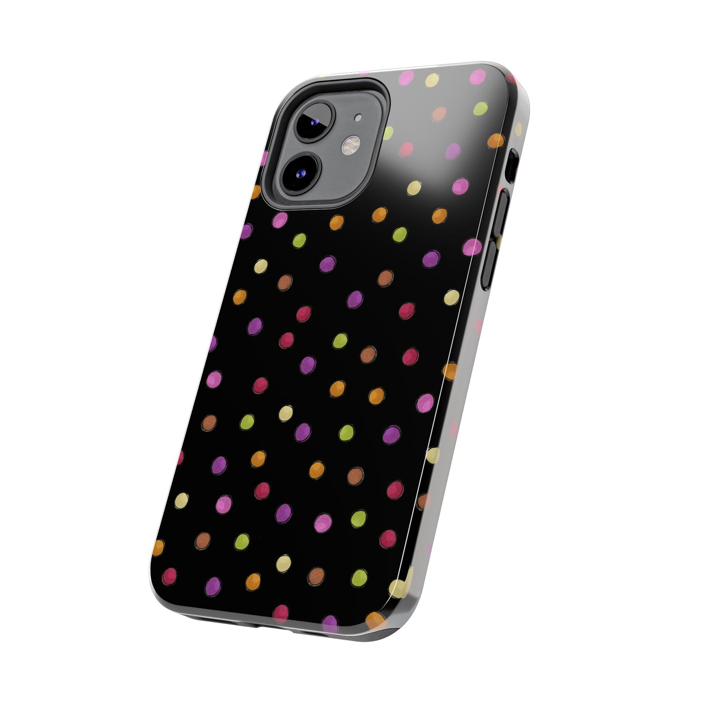 Tea Dot Black Phone Case