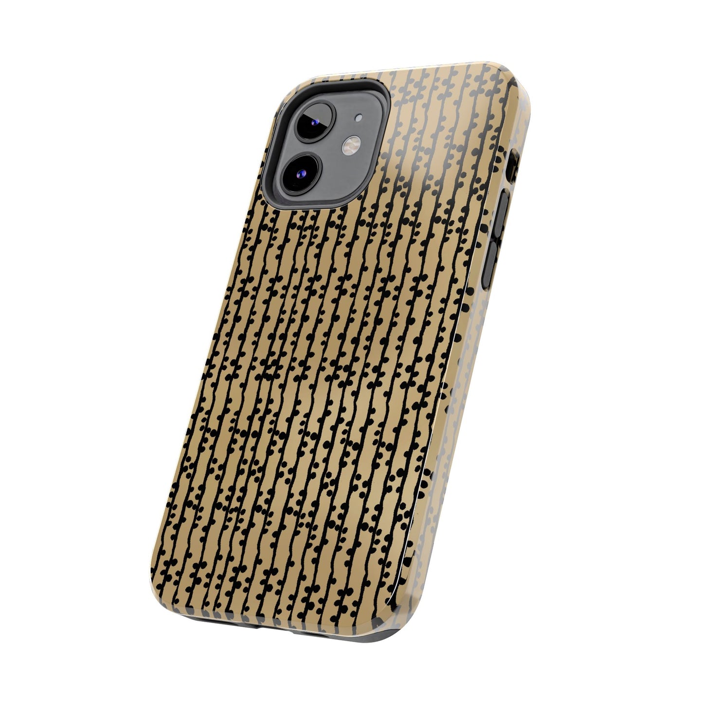 Loopy Stripe Tan Phone Case