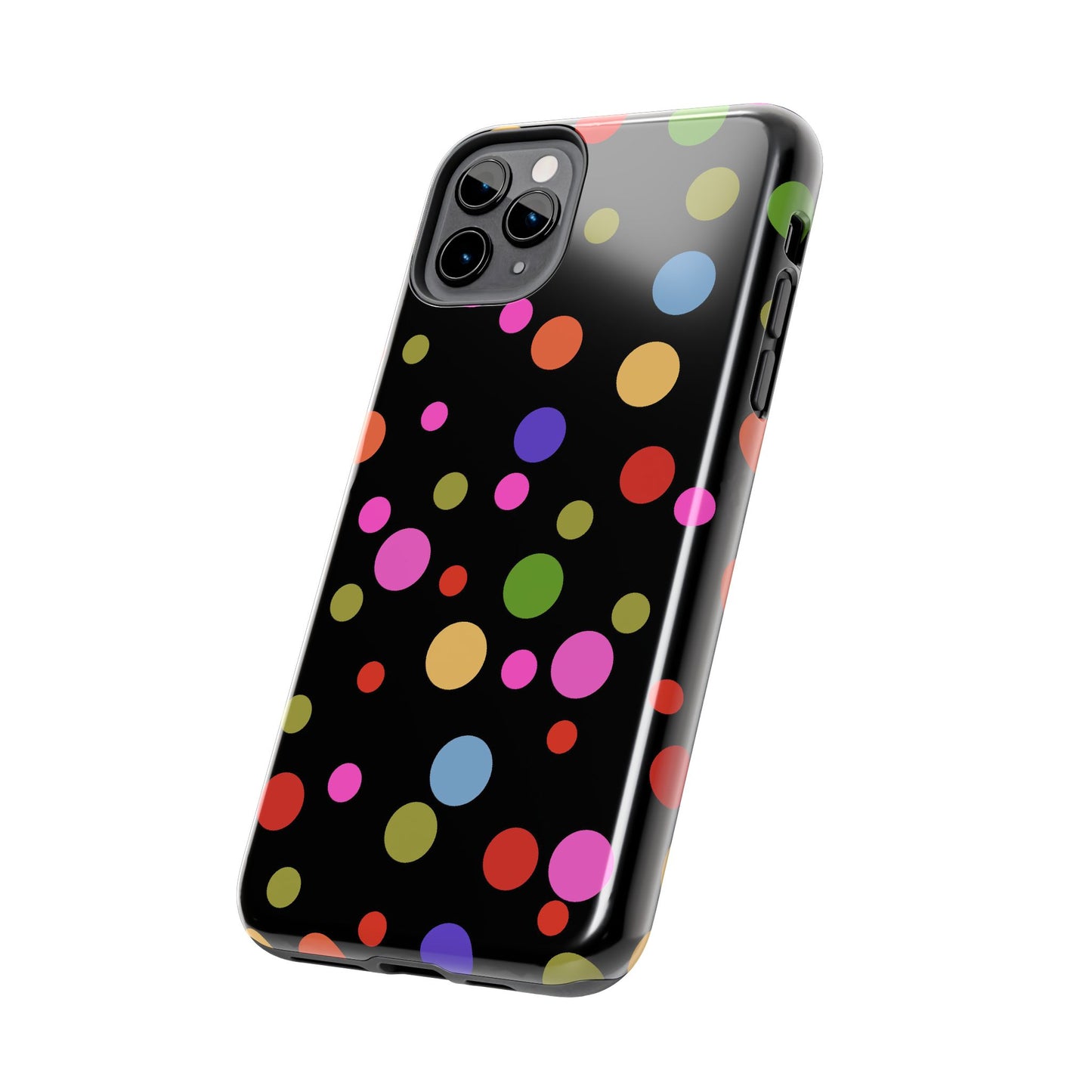 Dot Assortment Black Phone Case
