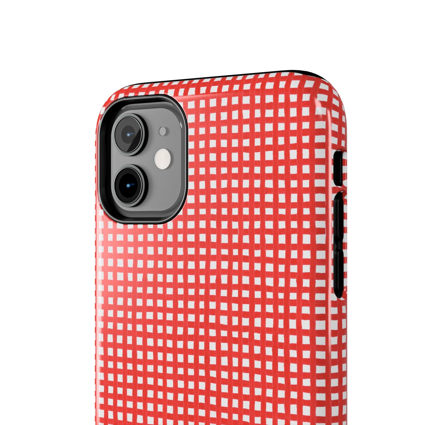 Chipper Check Red Phone Case