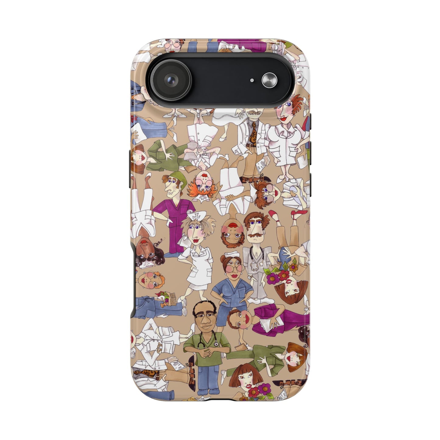 Diverse Nurse Khaki Phone Case