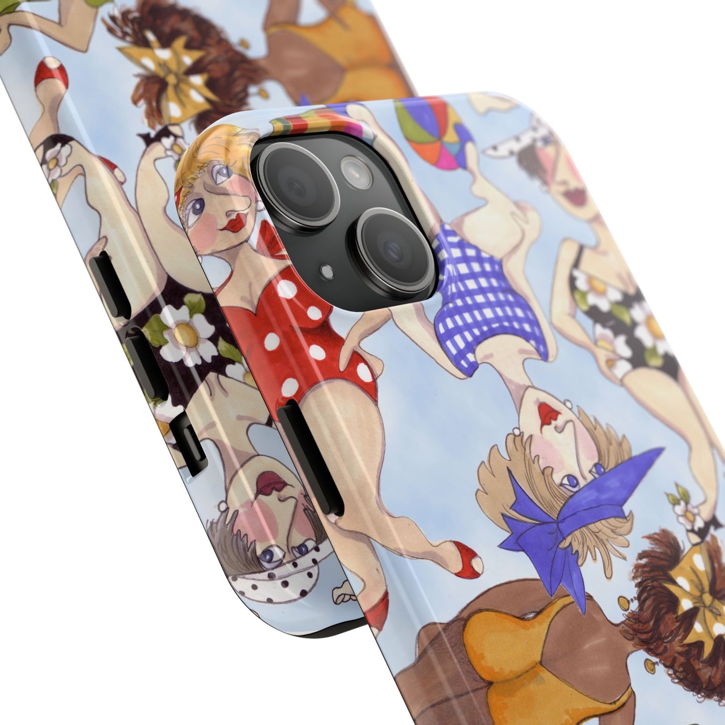 Bathing Beauties Blue Sky Phone Case