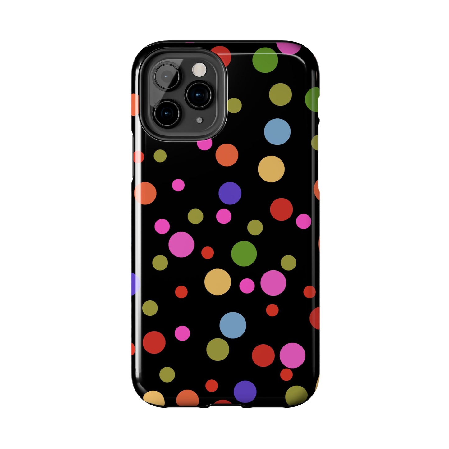Dot Assortment Black Phone Case