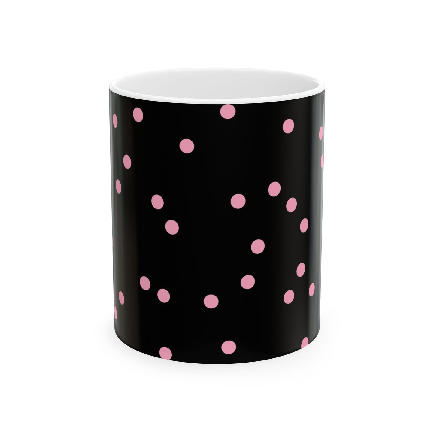 Space Dots Black / Pink Cup