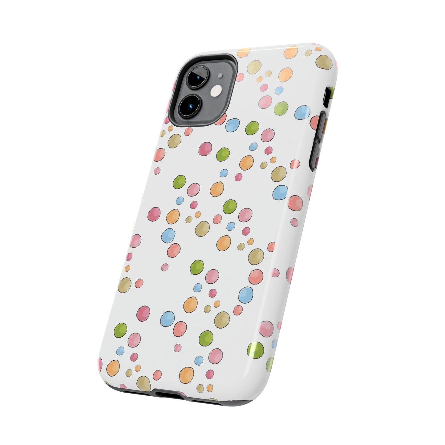 Clown Dots White Phone Case