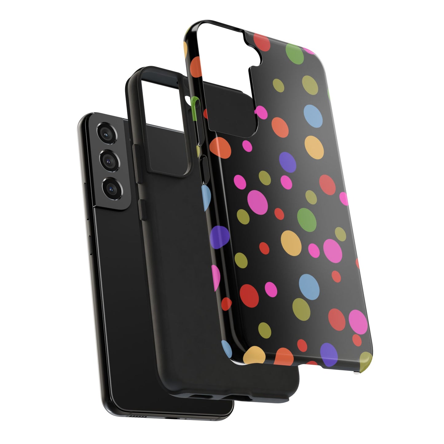 Dot Assortment Black Phone Case