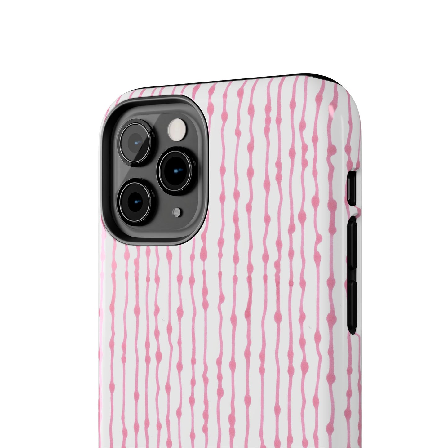 Faux Seersucker White / Pink Phone Case