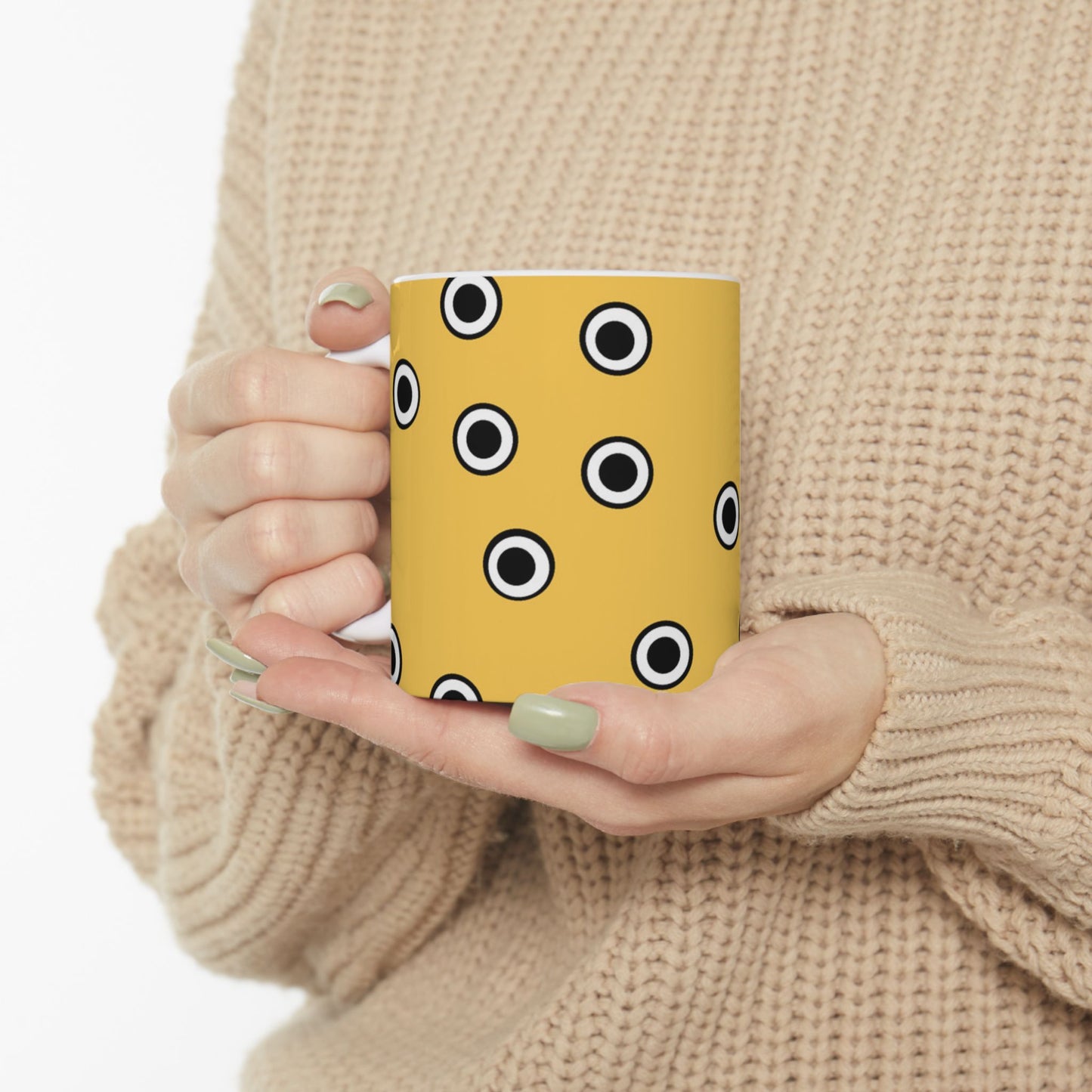 CD Dots Yellow / Black Cup