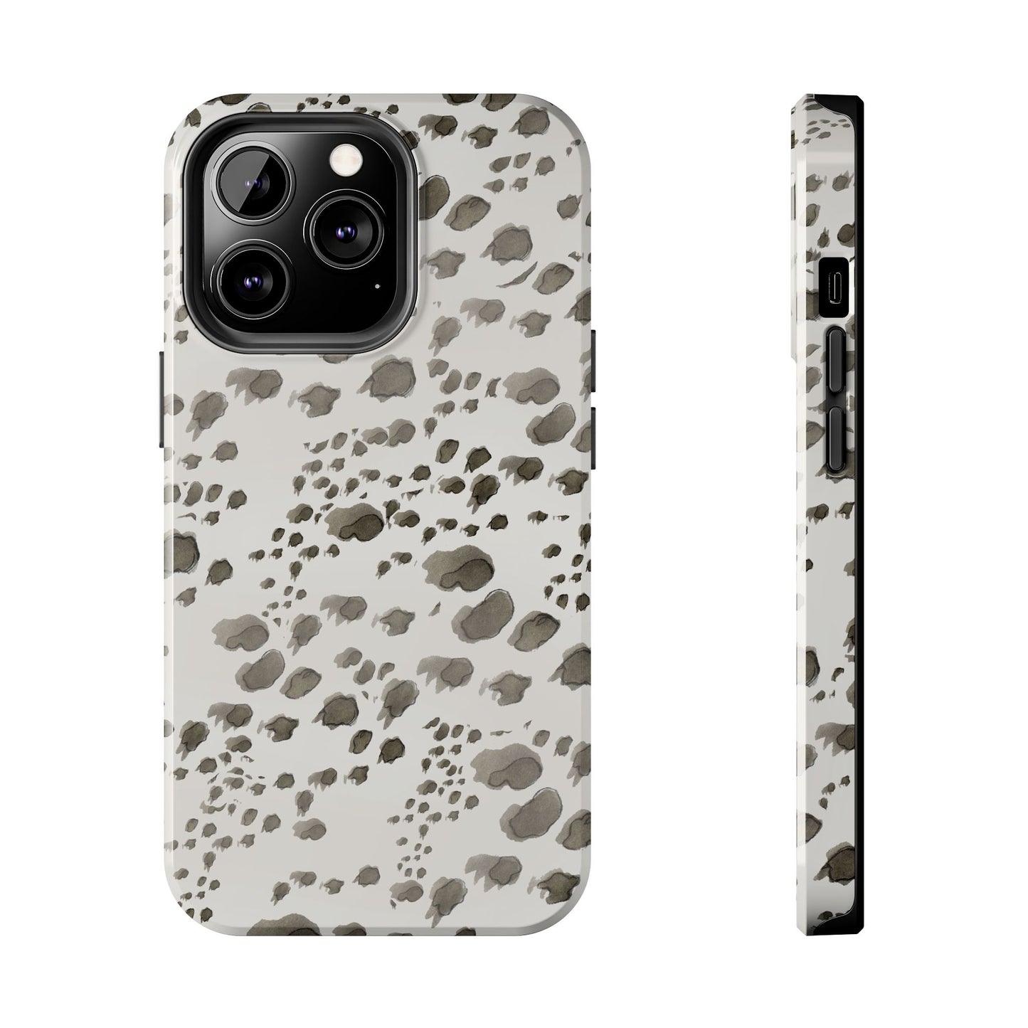 Kitty Dots Gray Phone Case