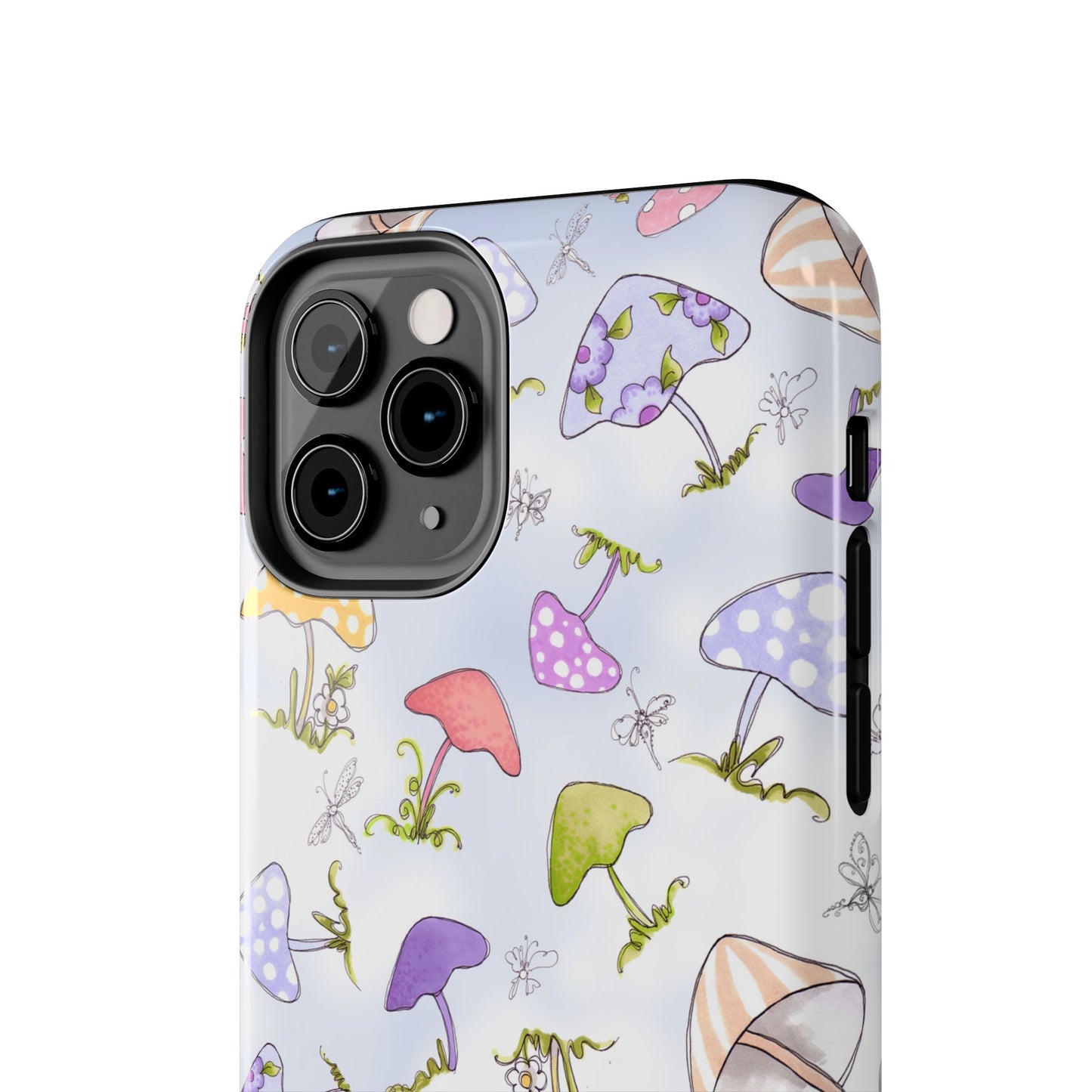 Mushroom Toss Blue Phone Case