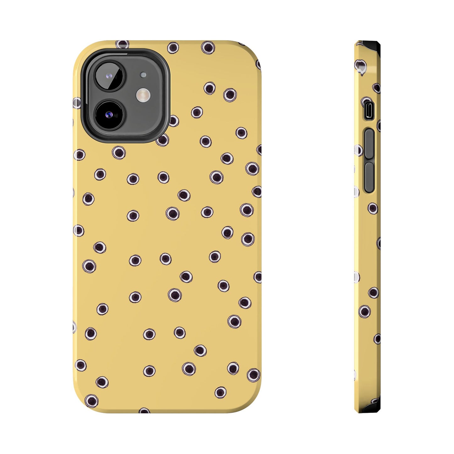 Halo Dots Yellow Phone Case