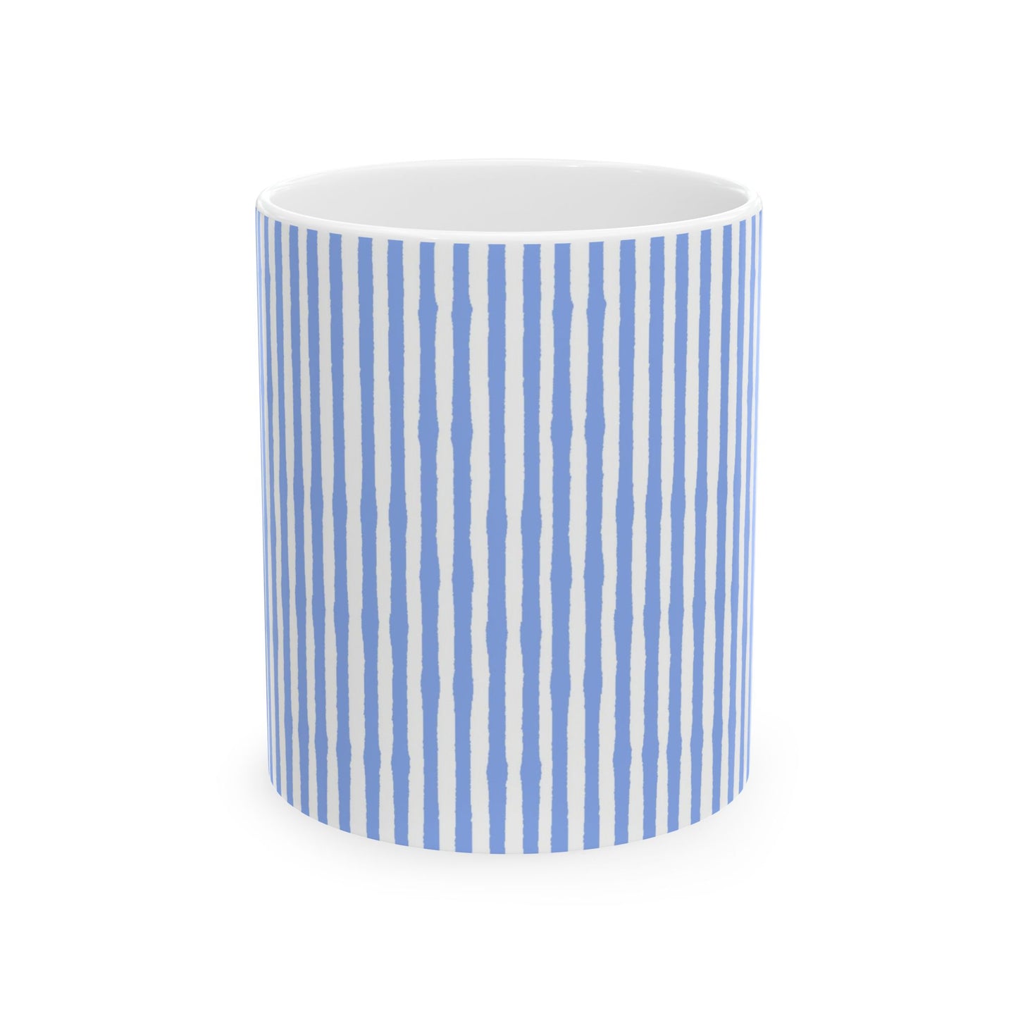 Lazy Stripe Blue / White Cup