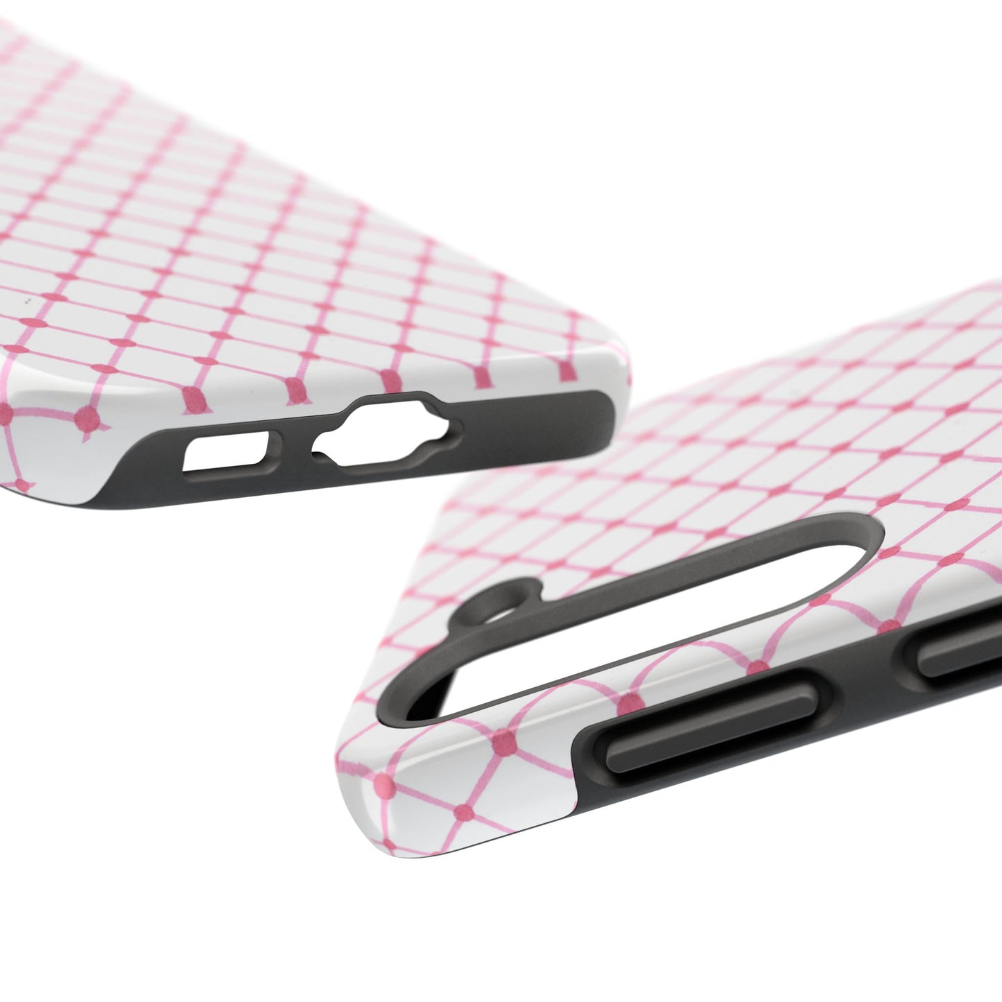 Cyclone Fence White / Pink Phone Case