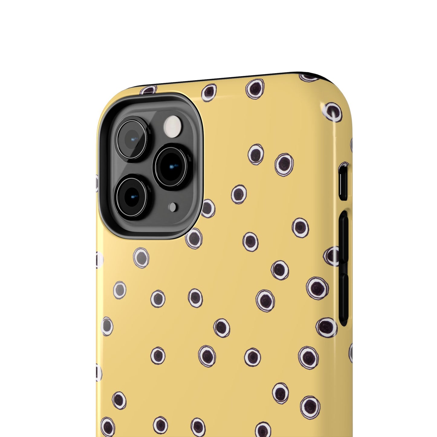 Halo Dots Yellow Phone Case