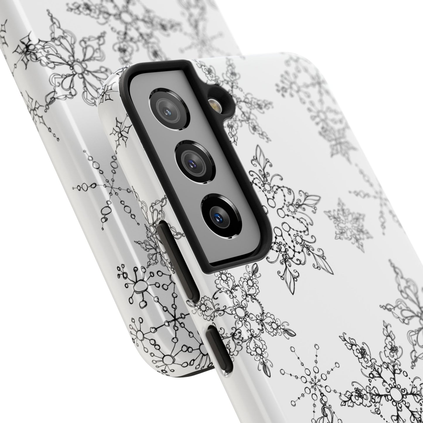 Random Flakes White Phone Case