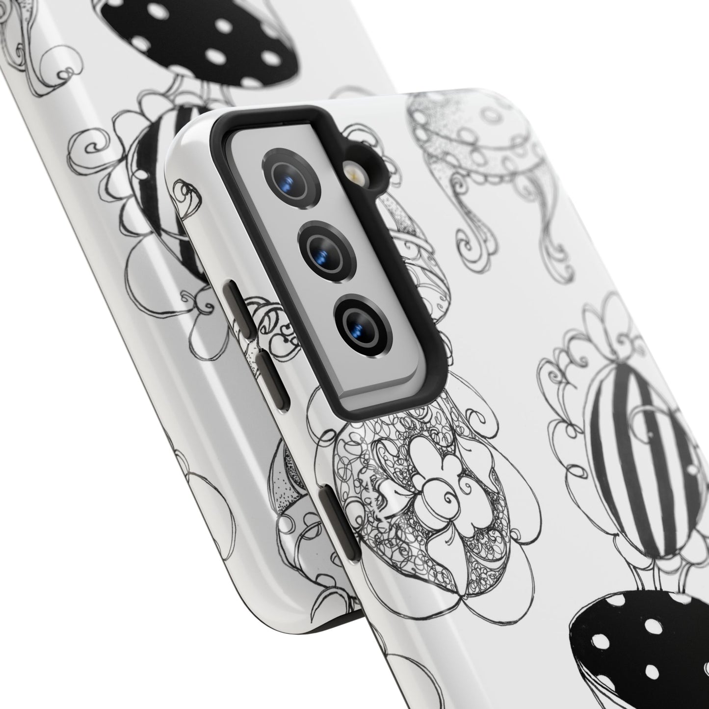 Bistro Chairs White Phone Case