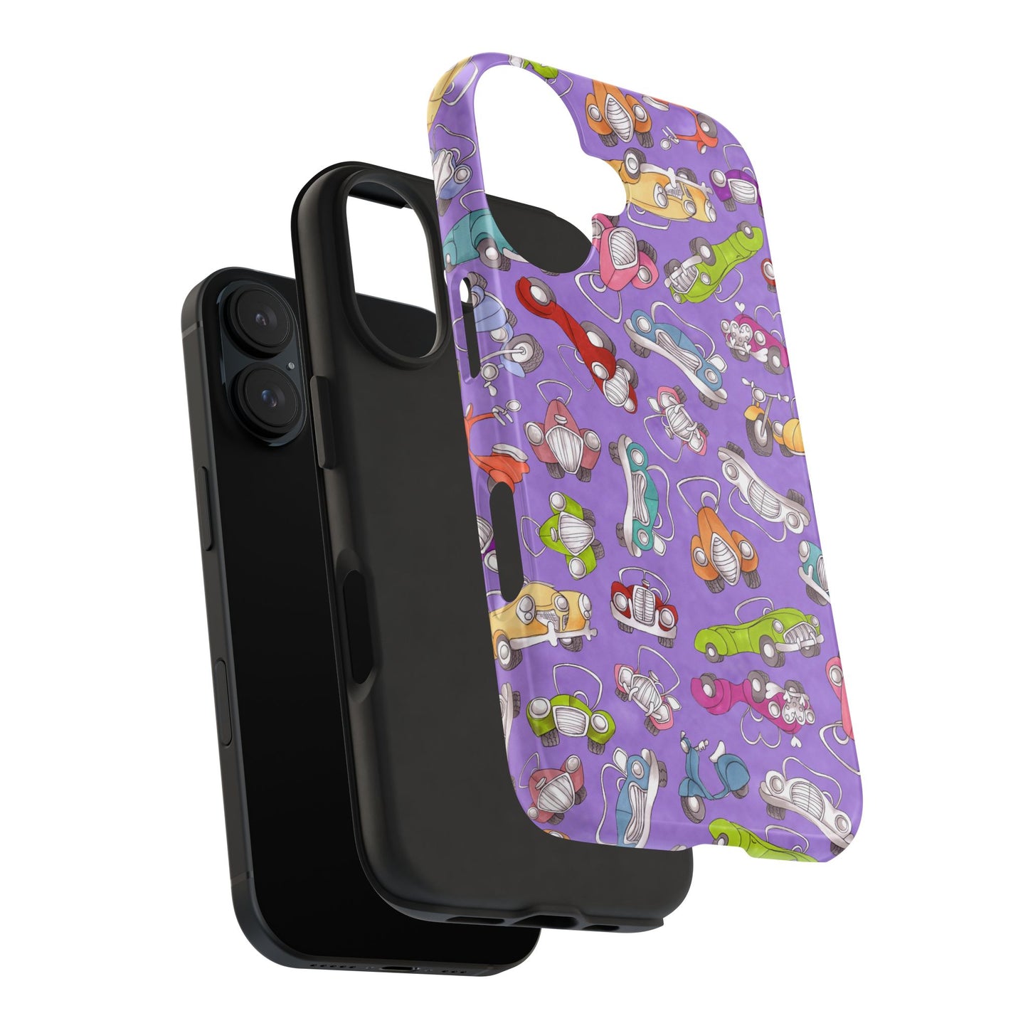 Pile Up Purple Phone Case