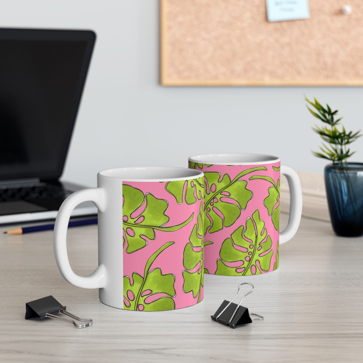Big Leaf Pink Cup