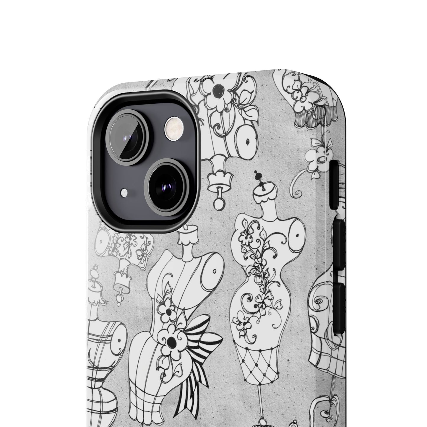 Mannequineque Silver Phone Case