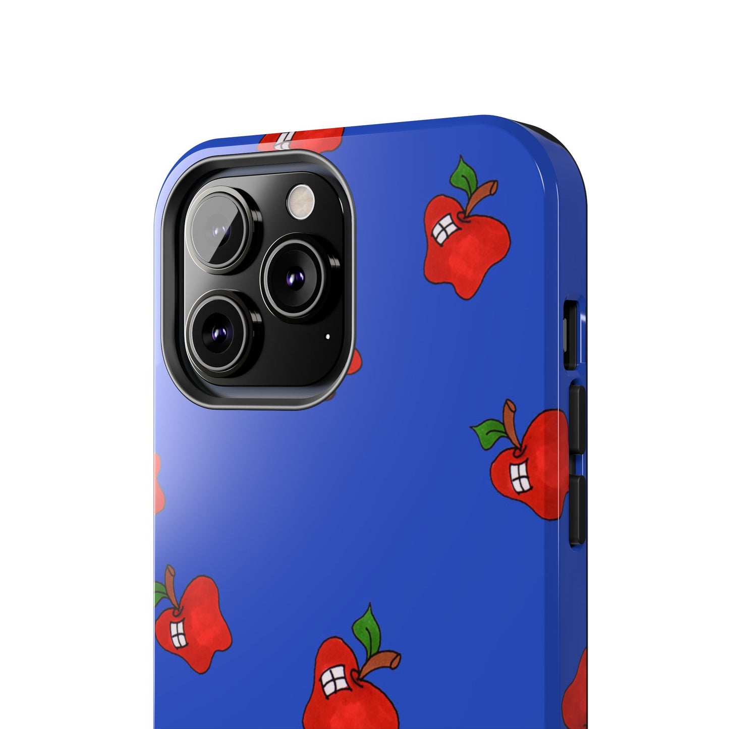 Flying Apples Blue Phone Case