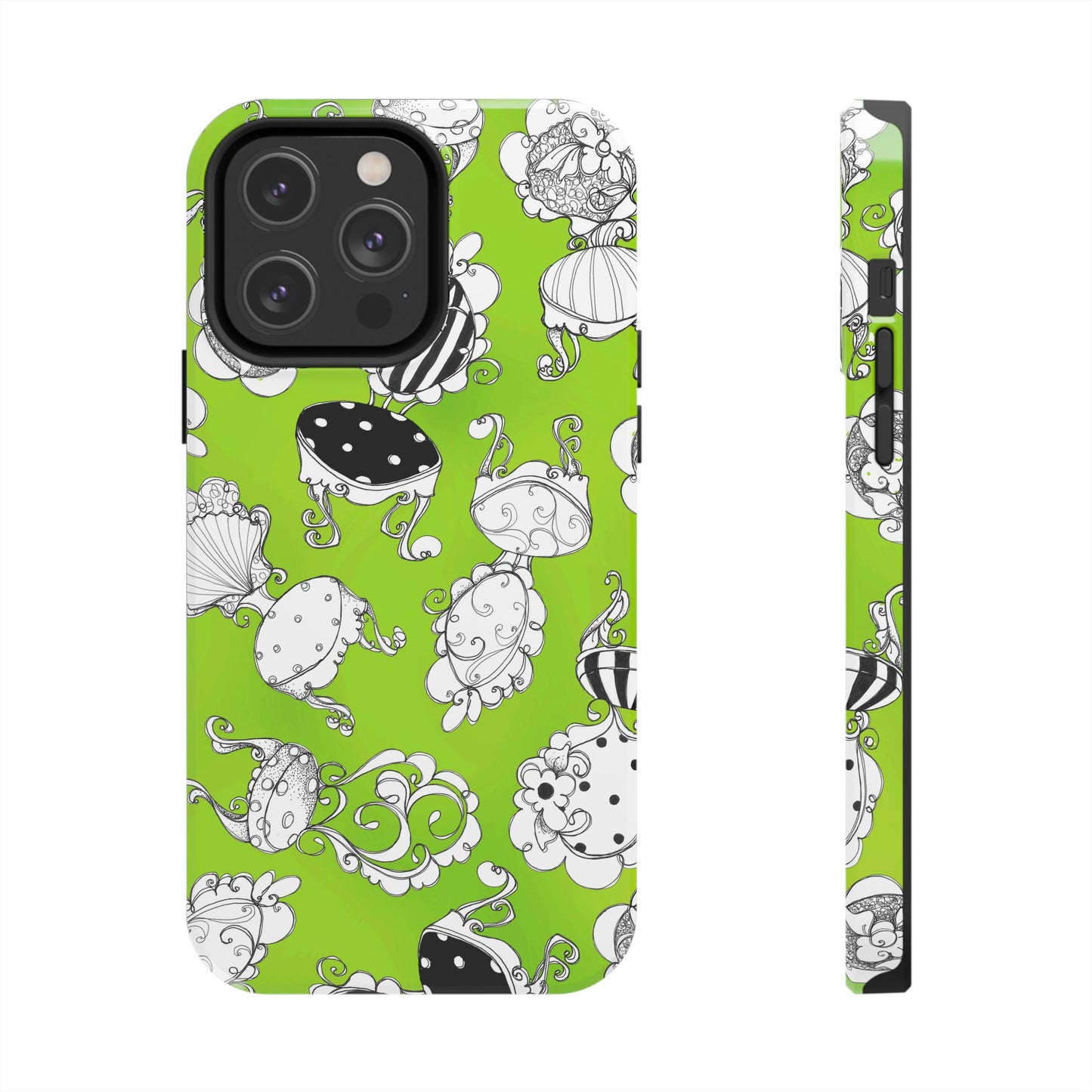 Bistro Chairs Lime Phone Case