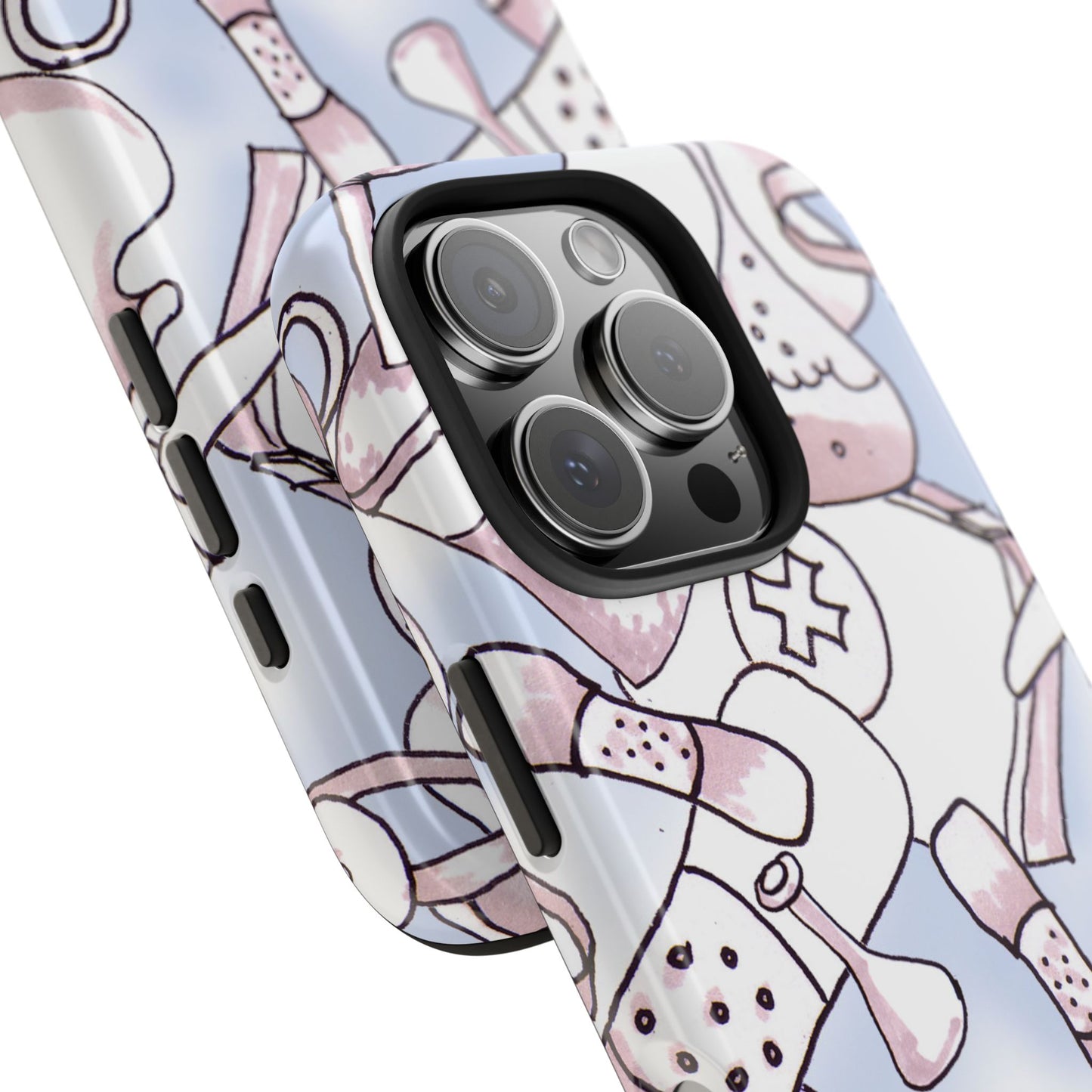 Med Stuff Blue Phone Case