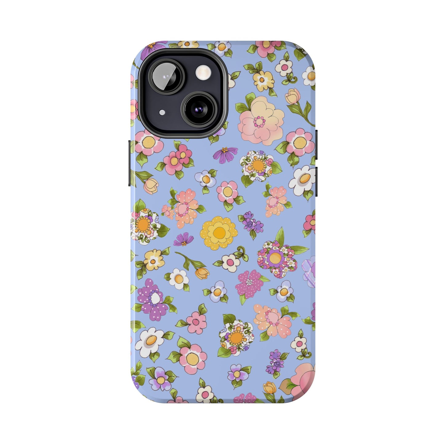 Flowery Blue Phone Case