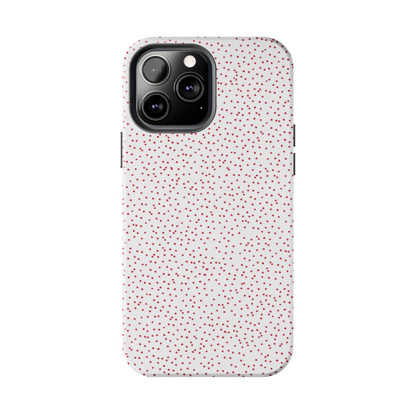 Dinky Dots White / Red Phone Case