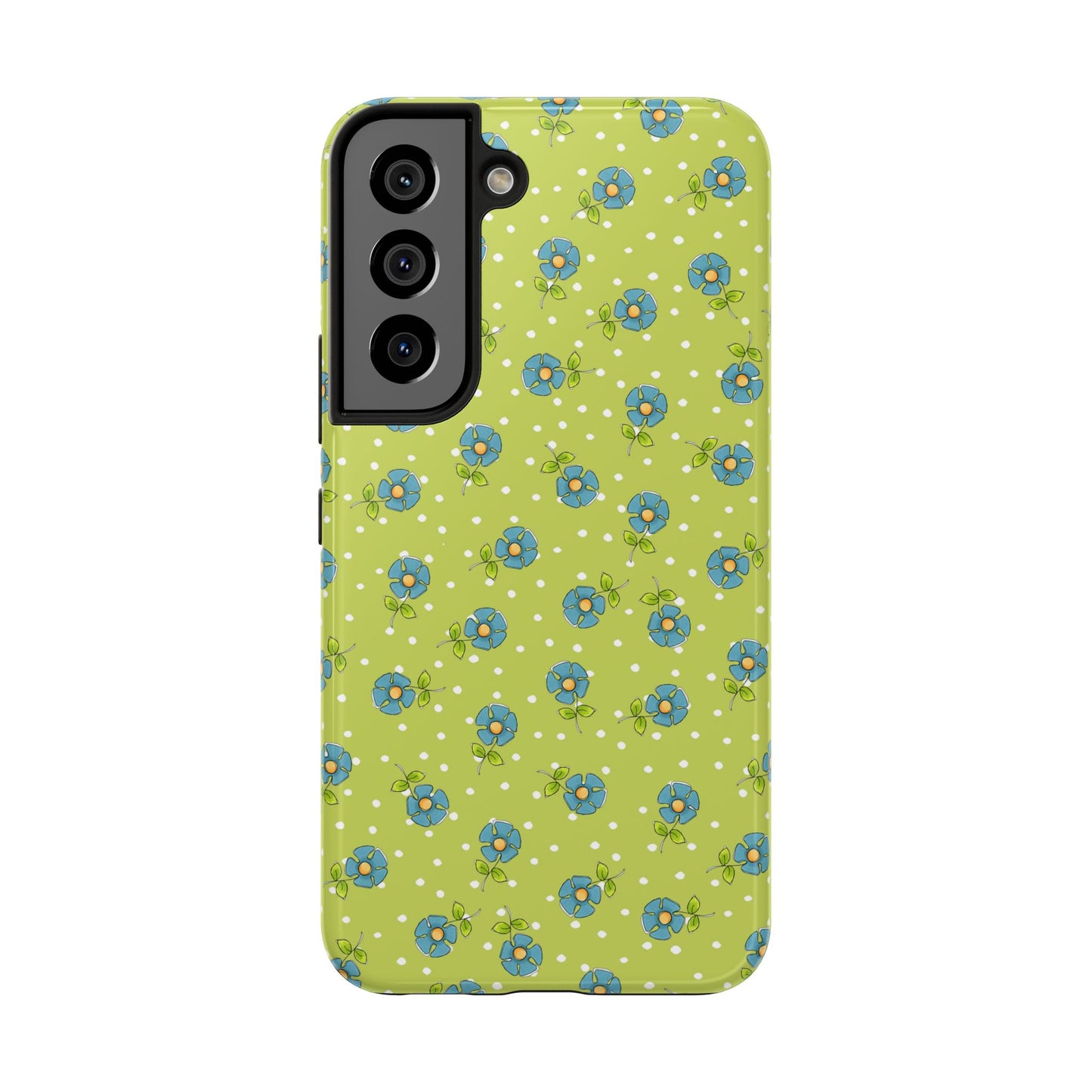 Daisy Dots Green Phone Case