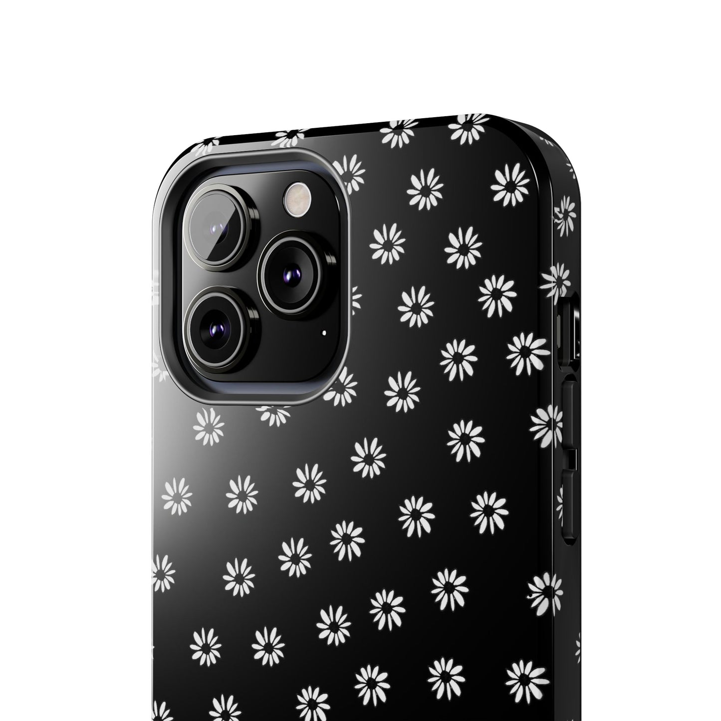 Daisy Dot Black / White Phone Case