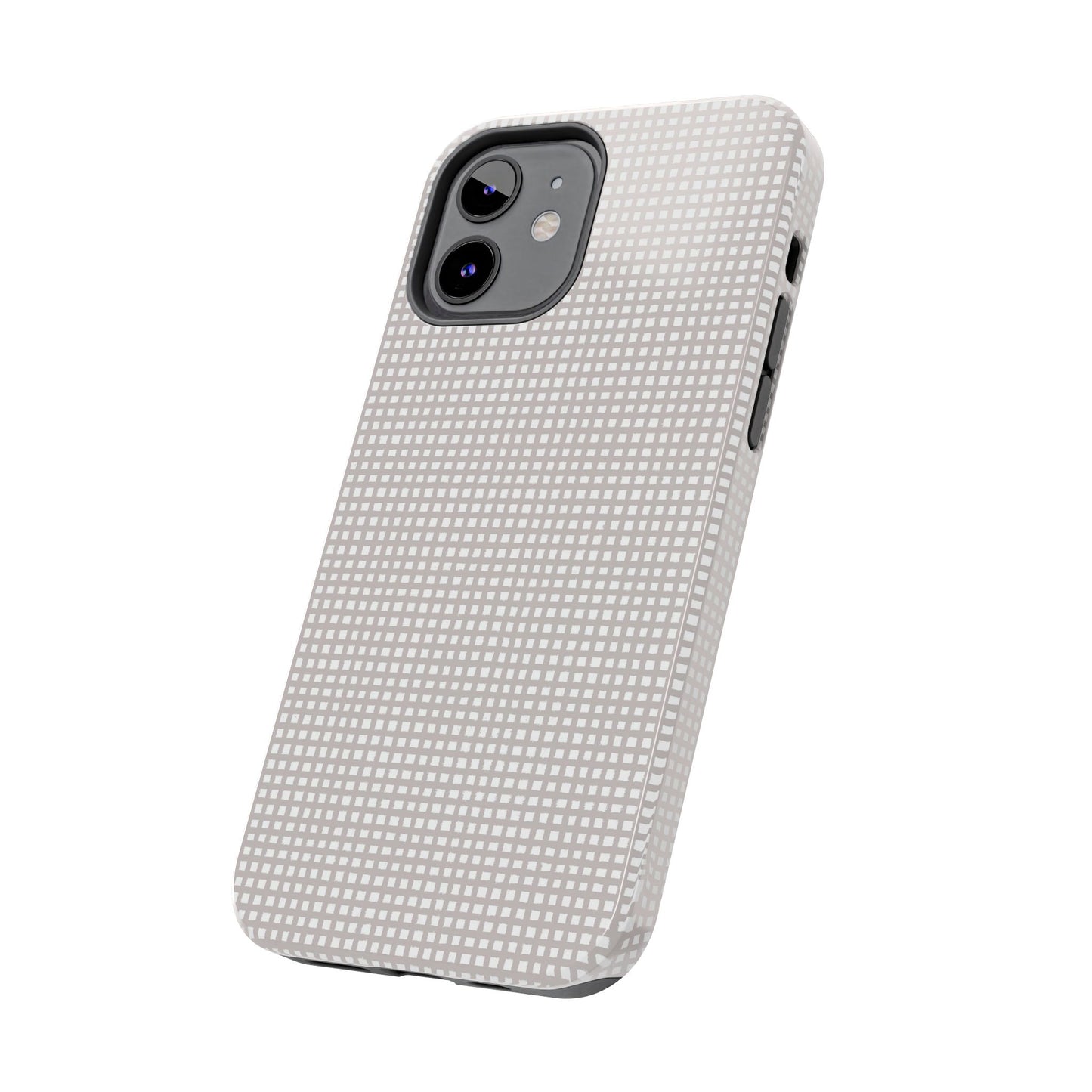 Chipper Check Gray Phone Case