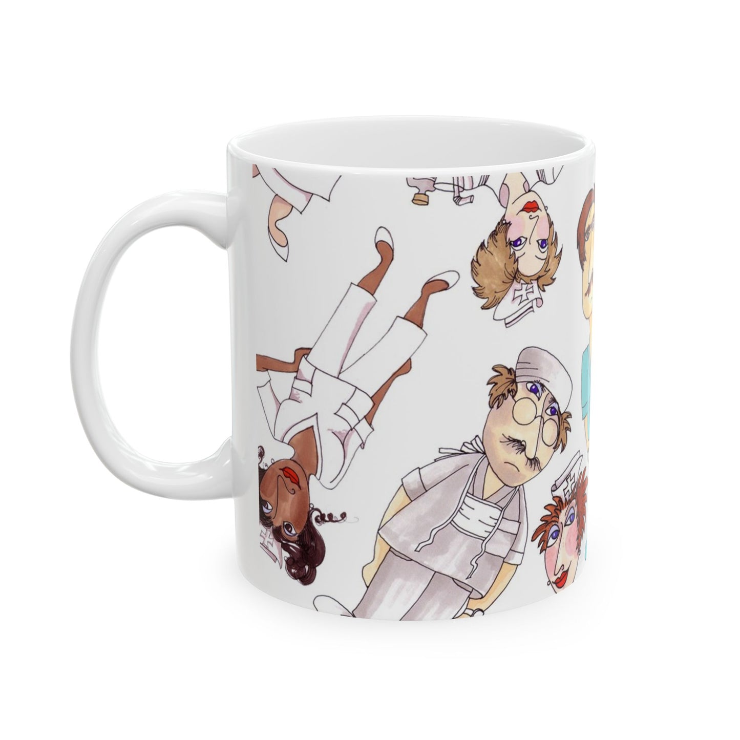 Happy Staff White Cup