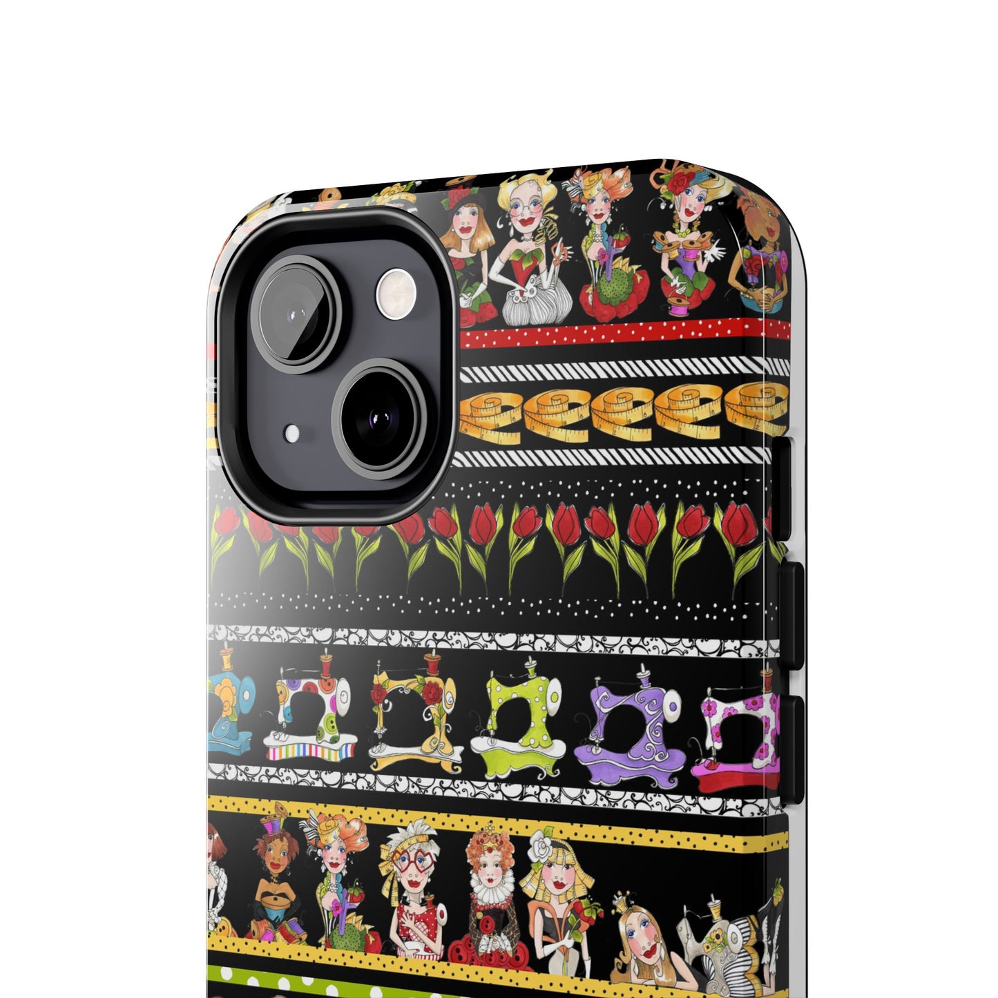 Curious Border Black Phone Case