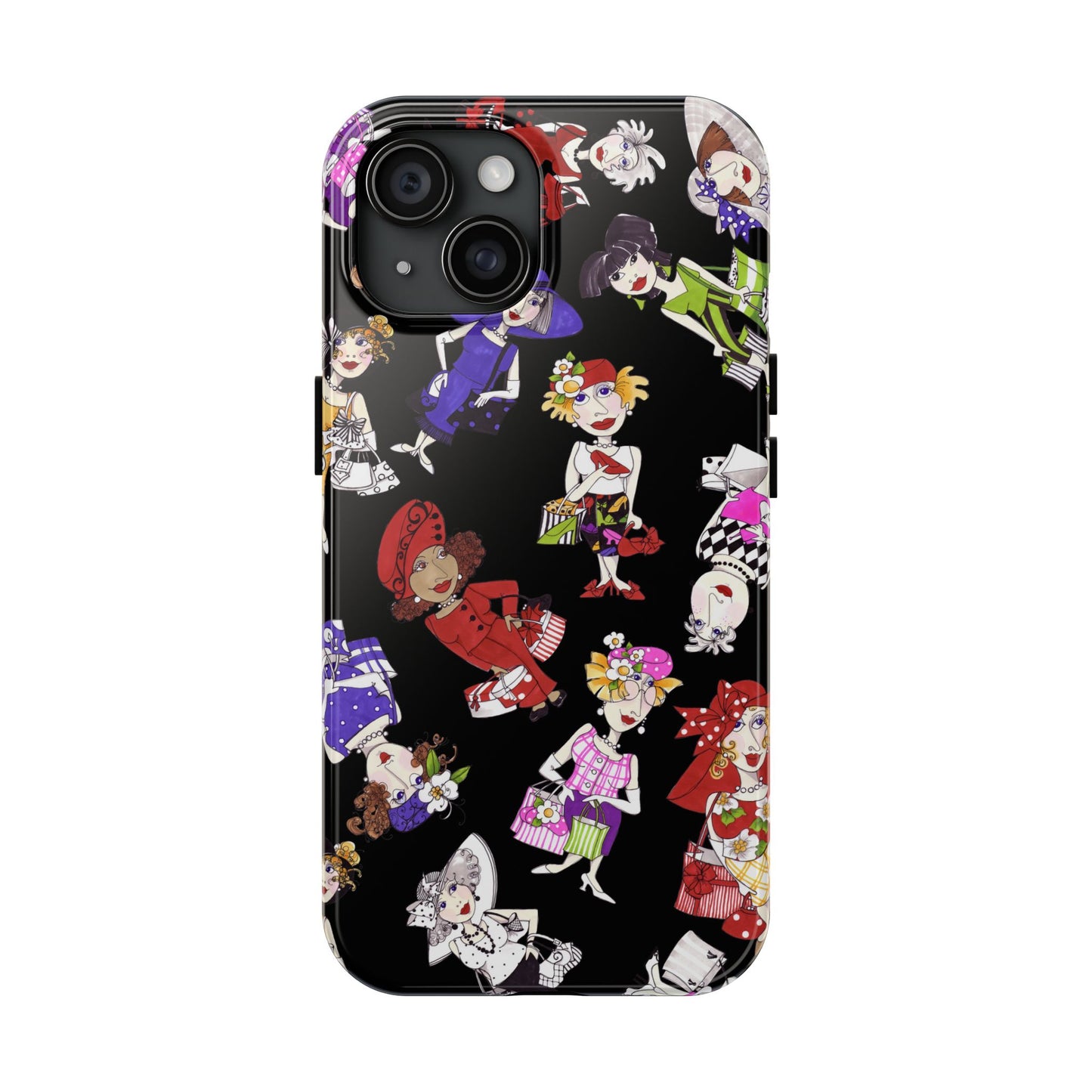 Gone Shopping Tossed Black Phone Case