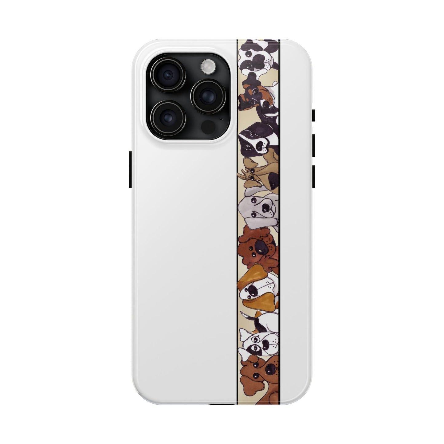 Doggie Delight Border Phone Case