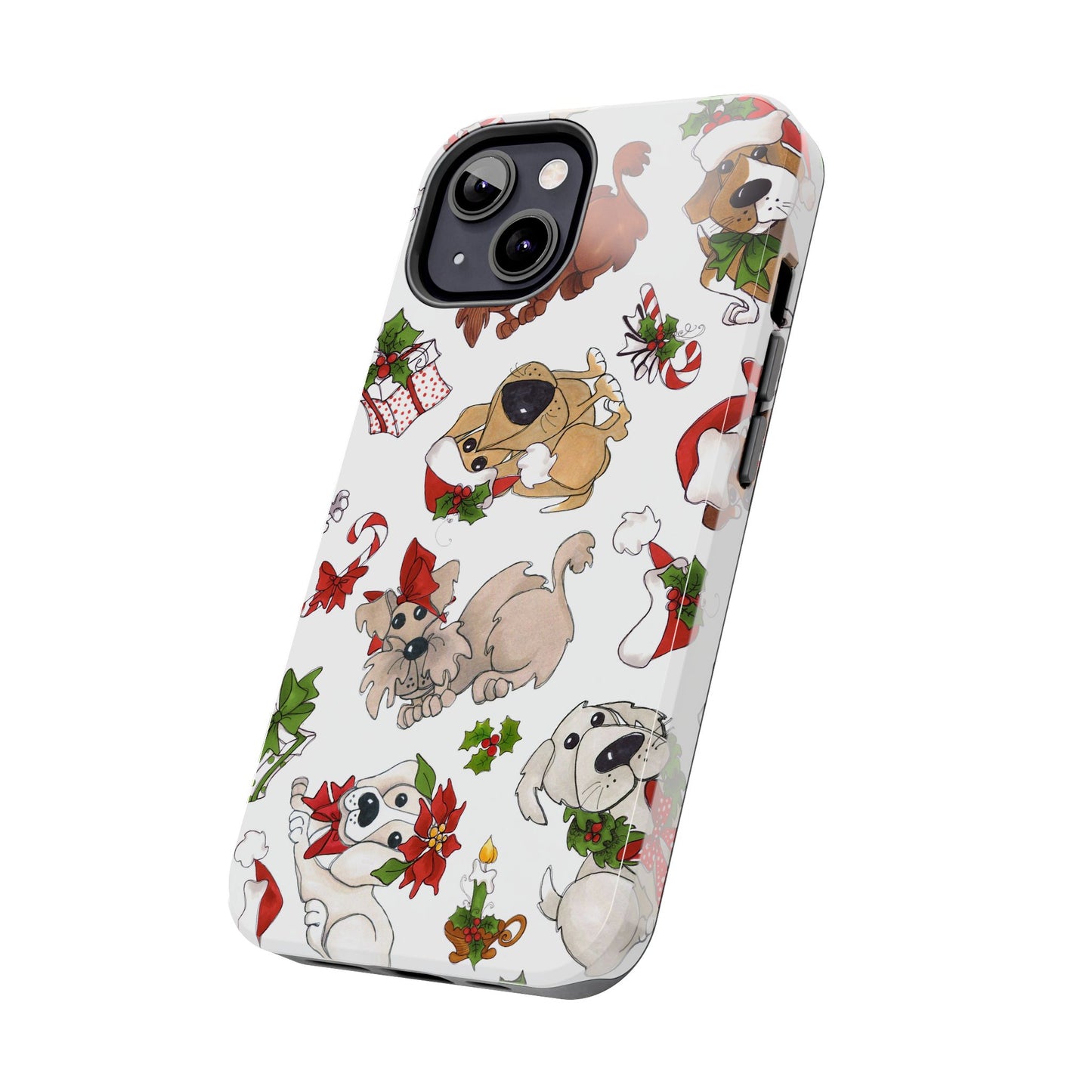 Doggie Toss White Phone Case
