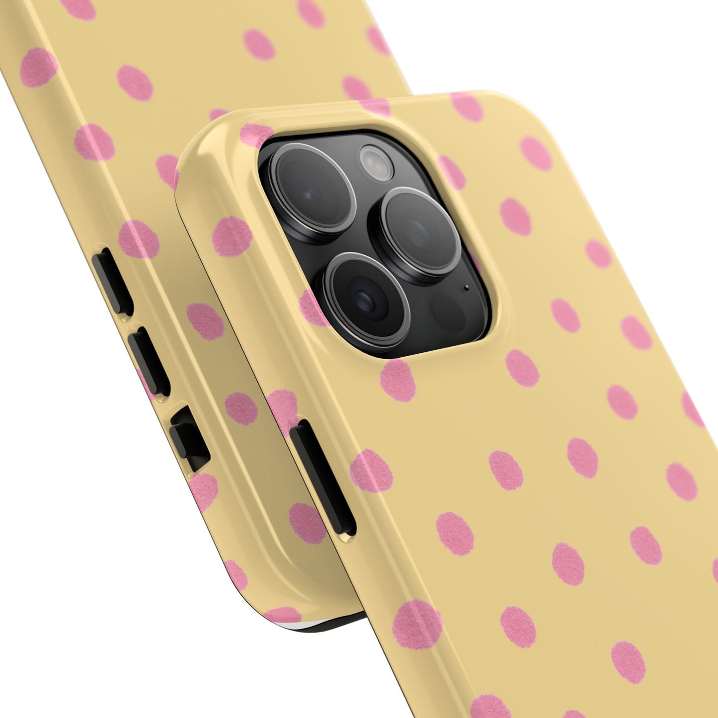Medium Dots Sunshine / Pink Phone Case
