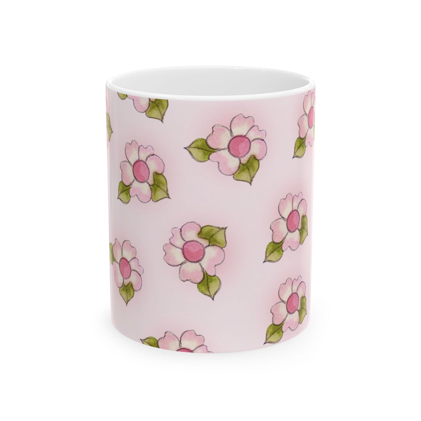 Flowers Pink Cup