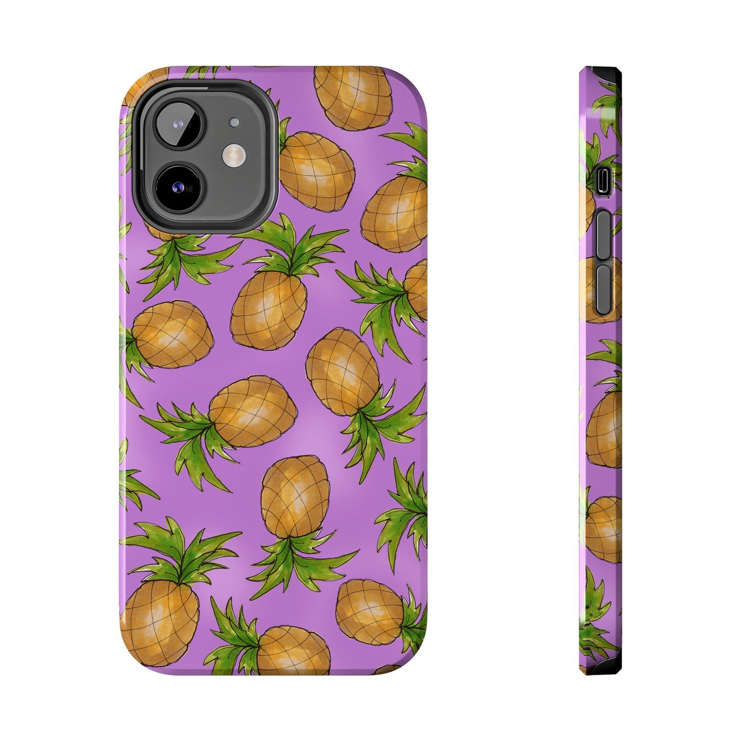 Pineapple Toss Lilac Phone Case