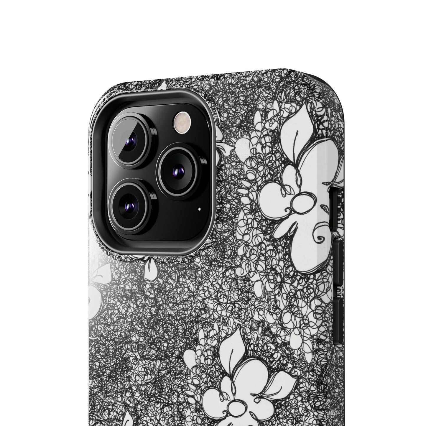 Flower Scribbles Phone Case