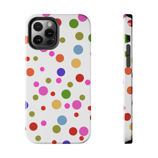 Dot Assortment White Phone Case