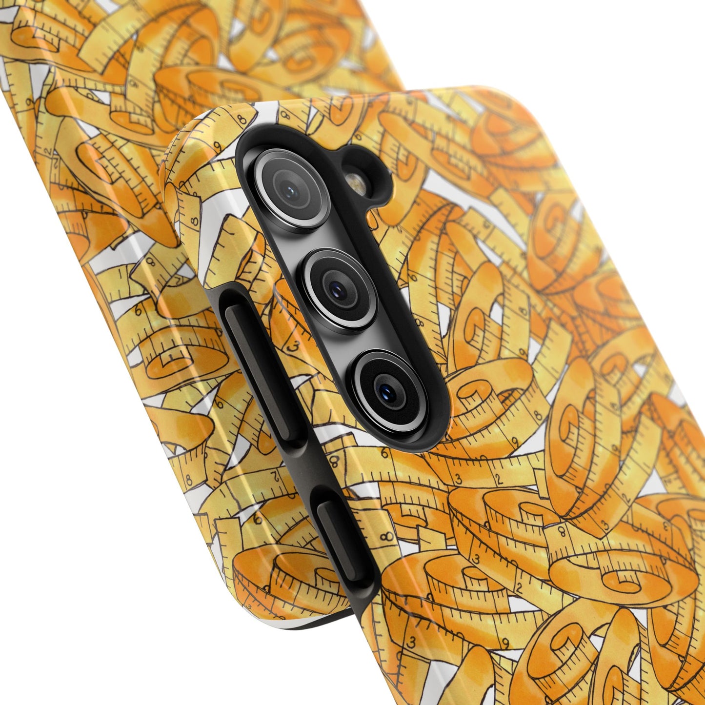 Tape Storm White / Yellow Phone Case