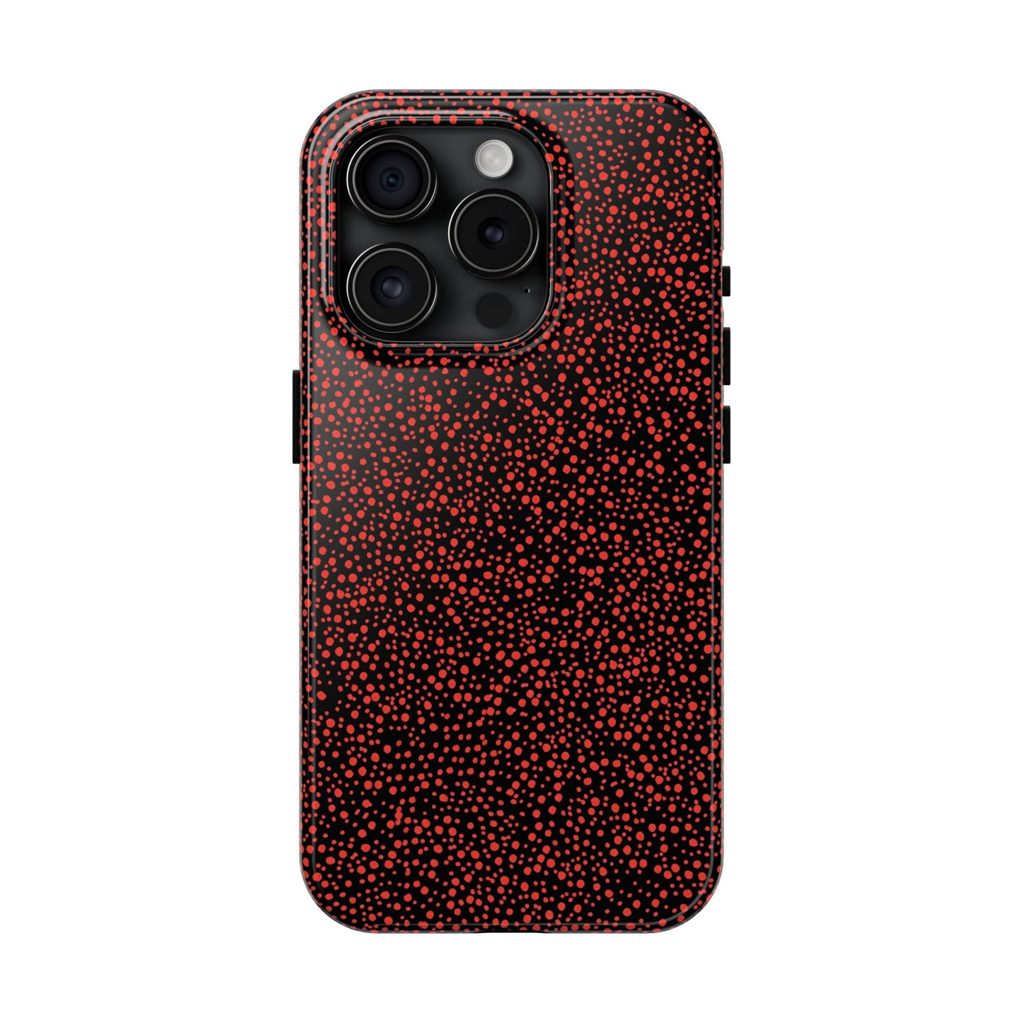 Confetti Red / Black Phone Case