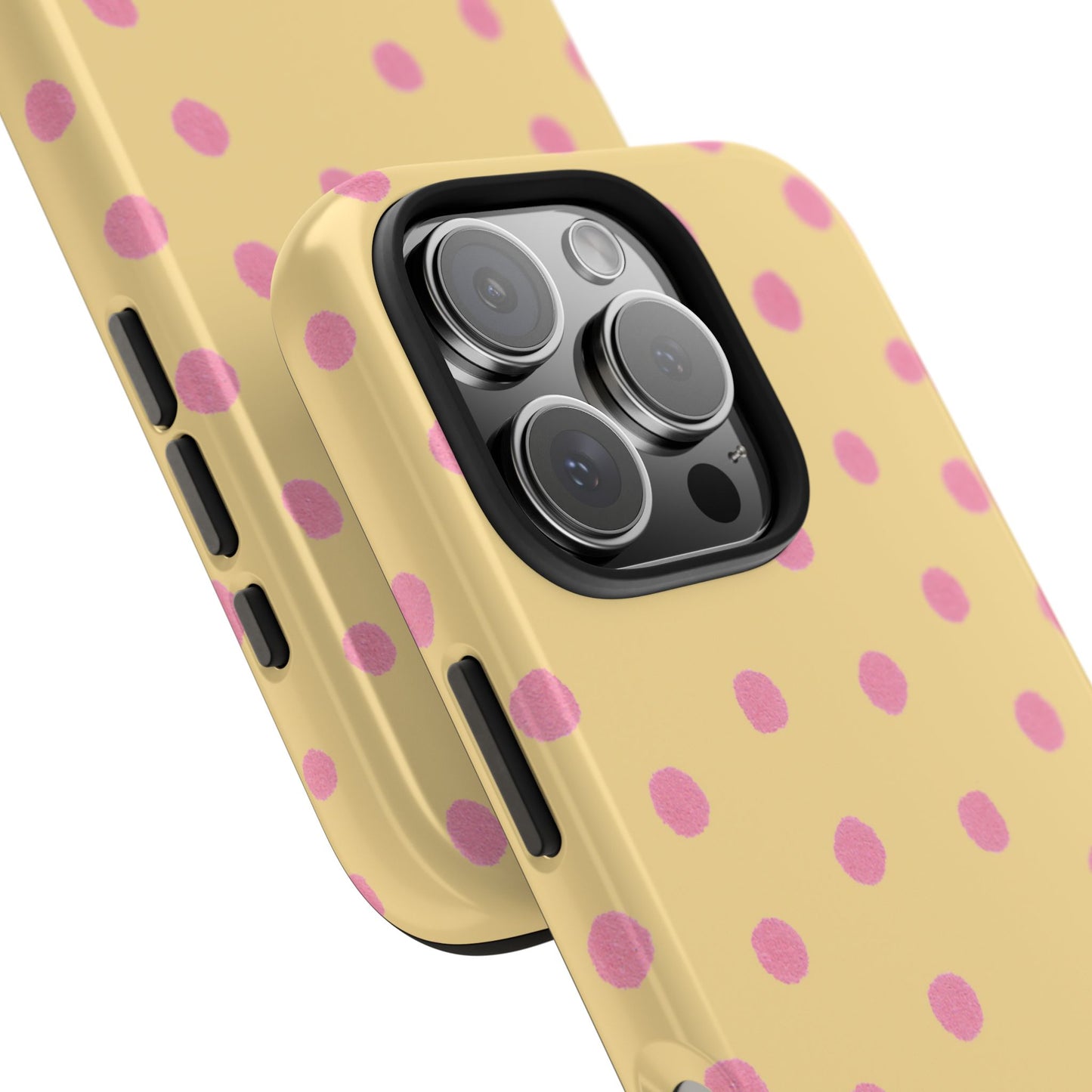 Medium Dots Sunshine / Pink Phone Case